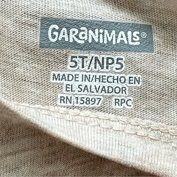 NWT Garanimals Girls’ Owl T-Shirt - Size 5T - Picture 2 of 2